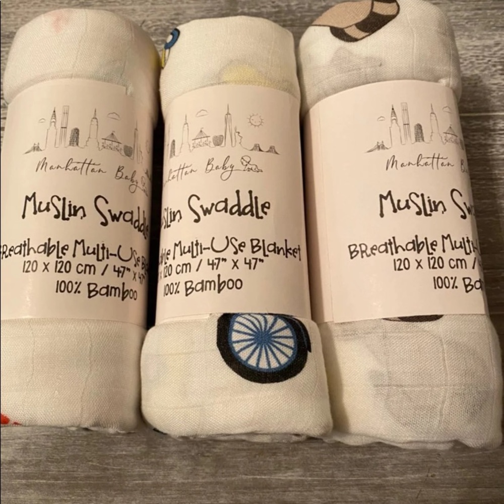 New Muslin Baby Swaddles